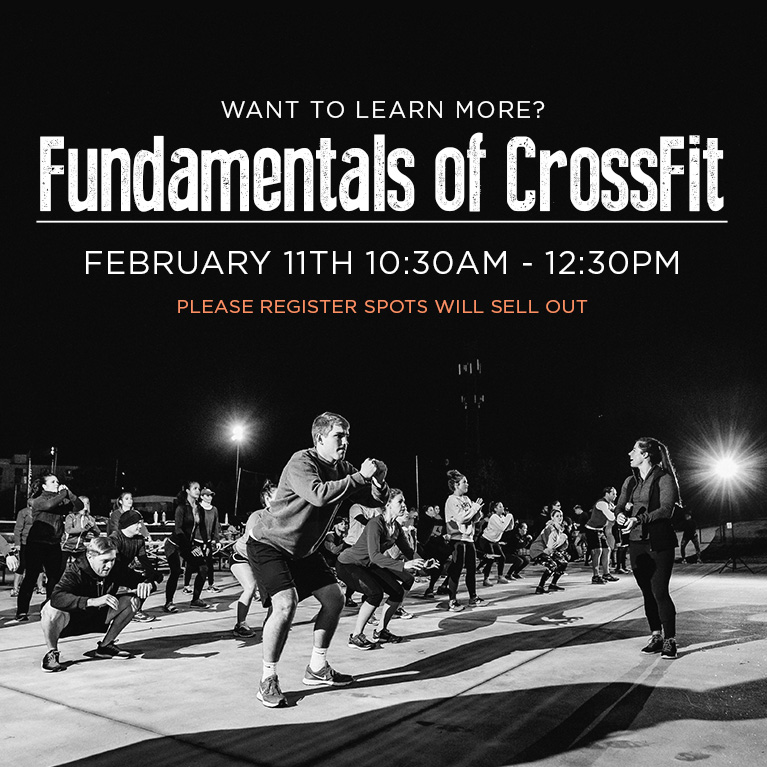 Fundamentals of CrossFit - Mobile Hero Image January, 30 2017