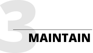 3 - Maintain